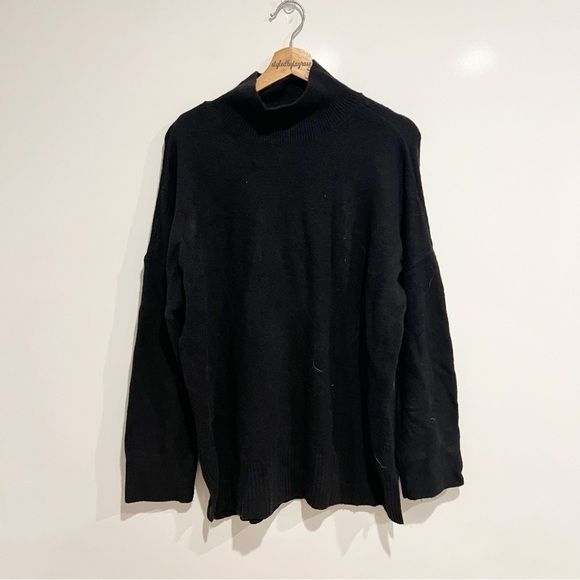 Abercrombie & Fitch Black Legging Mockneck Sweater - Picture 1 of 8